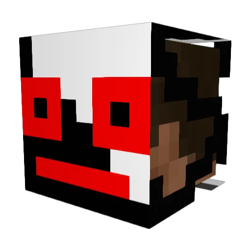 iSchoutko Minecraft avatar head, 3D render