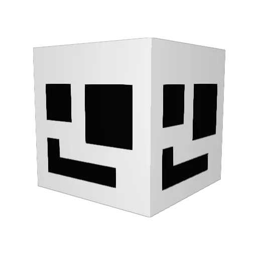 iScope Minecraft avatar head, 3D render