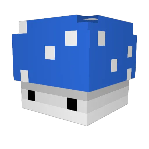 iScoped Minecraft avatar head, 3D render