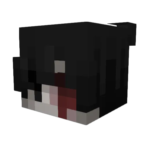 iScore Minecraft avatar head, 3D render