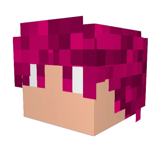 iSeko_ Minecraft avatar head, 3D render