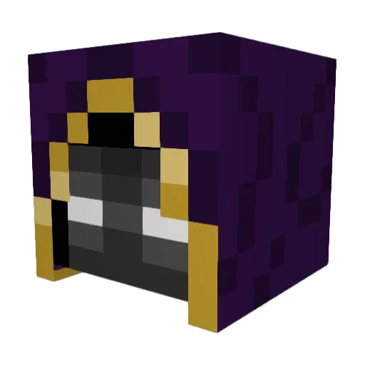 iSeparator Minecraft avatar head, 3D render
