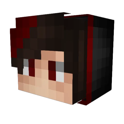 iSerhat Minecraft avatar head, 3D render