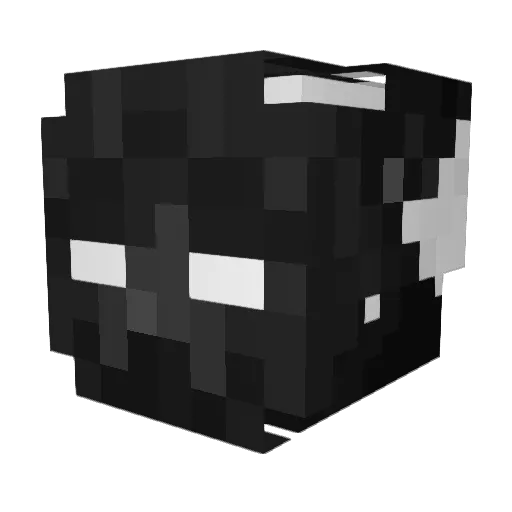 iShinmon Minecraft avatar head, 3D render
