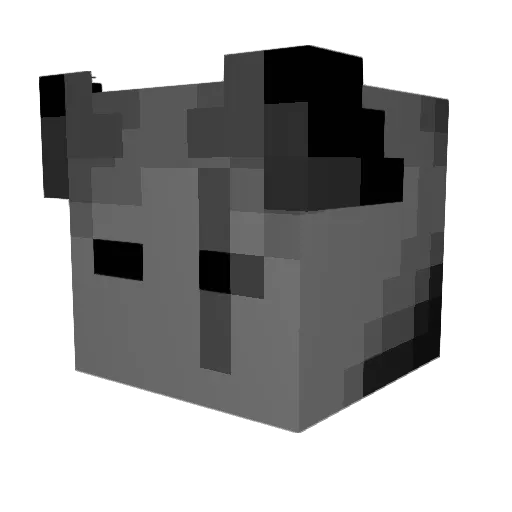 iShotterBk Minecraft avatar head, 3D render
