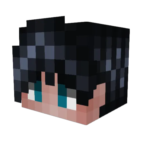 iSlate Minecraft avatar head, 3D render