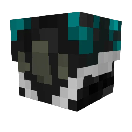 iSnaaake Minecraft avatar head, 3D render