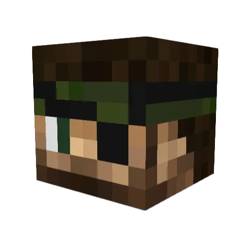 iSnake88 Minecraft avatar head, 3D render