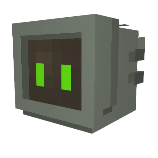 iSoBored Minecraft avatar head, 3D render