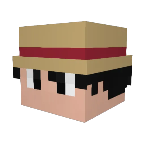 iSoulxReaper Minecraft avatar head, 3D render