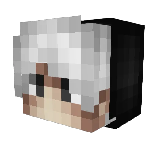 iSpeedJitter Minecraft avatar head, 3D render