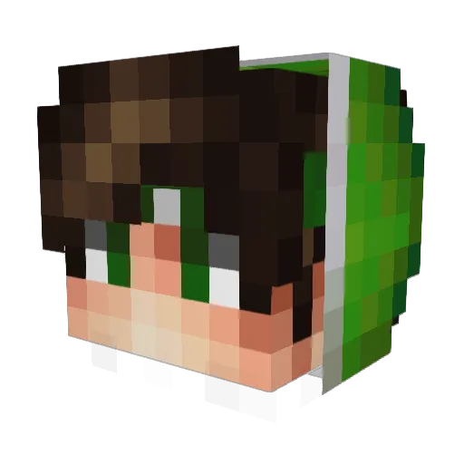 iSreaqed_ Minecraft avatar head, 3D render