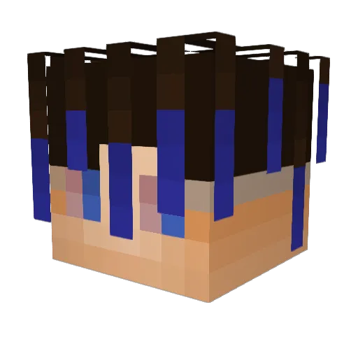 iStackedHit Minecraft avatar head, 3D render