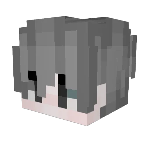 iStashOMG Minecraft avatar head, 3D render