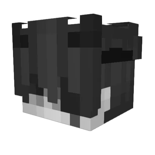 iSte_ Minecraft avatar head, 3D render