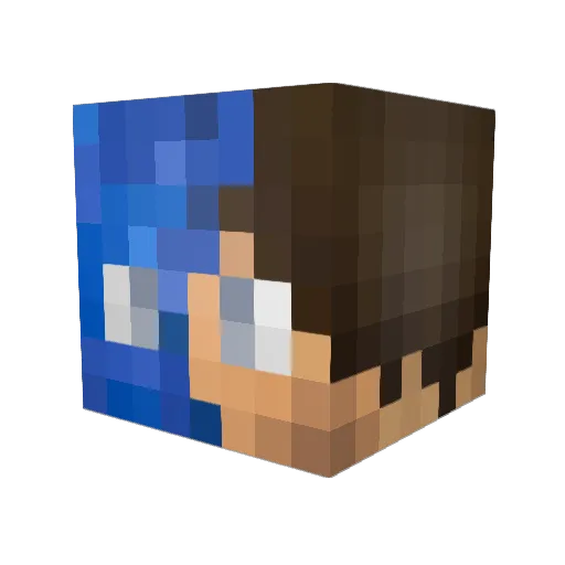iStealthyyy Minecraft avatar head, 3D render