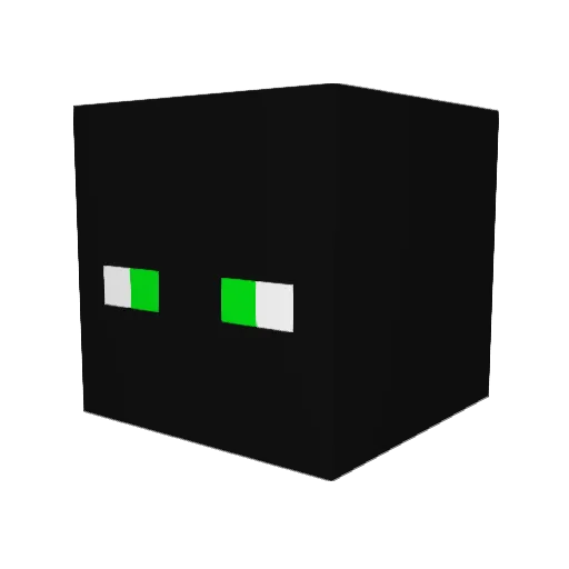 iStocksy Minecraft avatar head, 3D render