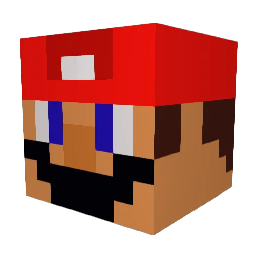 iStompAlt Minecraft avatar head, 3D render