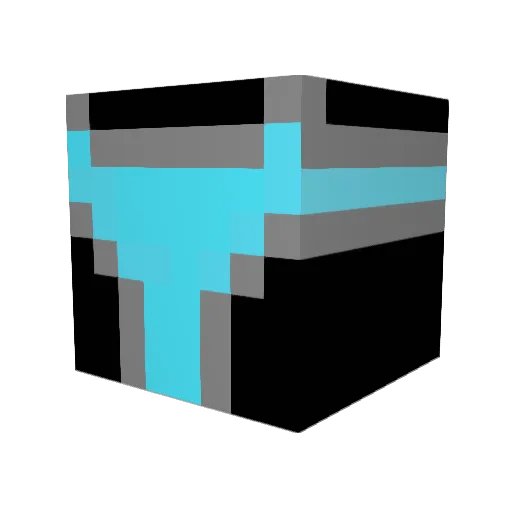 iStormMC Minecraft avatar head, 3D render