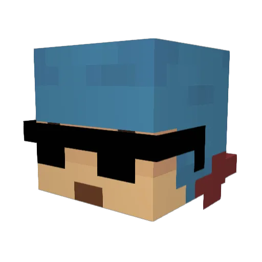 iStormzz_ Minecraft avatar head, 3D render