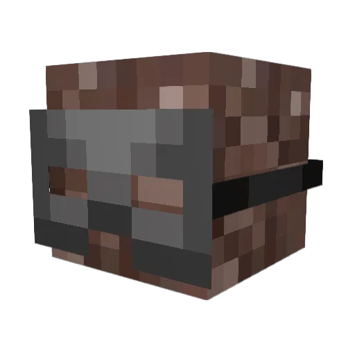 iStreex Minecraft avatar head, 3D render