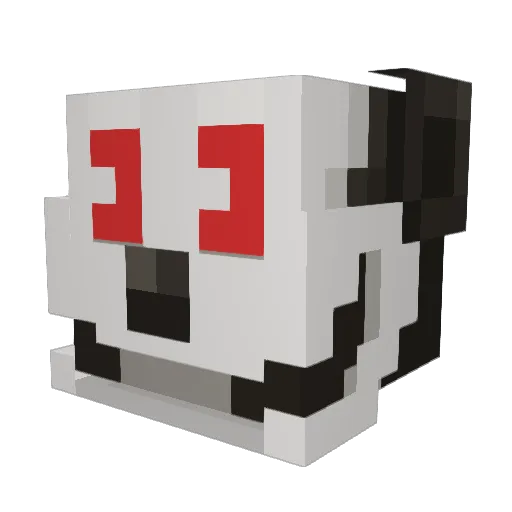 iSunx Minecraft avatar head, 3D render