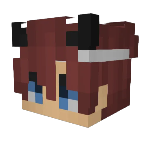 iSuperLegend Minecraft avatar head, 3D render