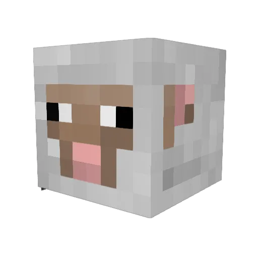 iSuperPinda Minecraft avatar head, 3D render