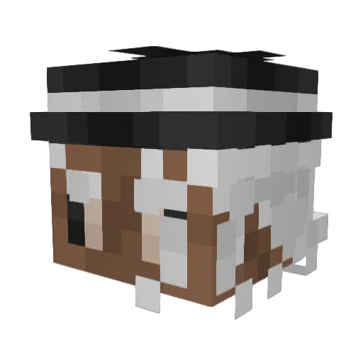 iSwappy Minecraft avatar head, 3D render