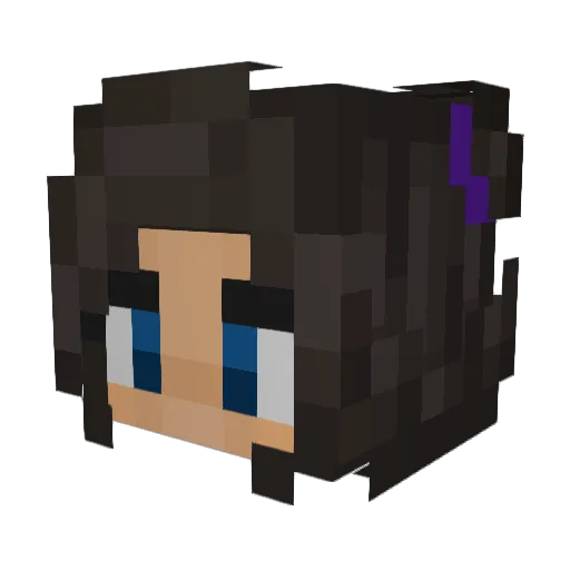 iSweety_ Minecraft avatar head, 3D render