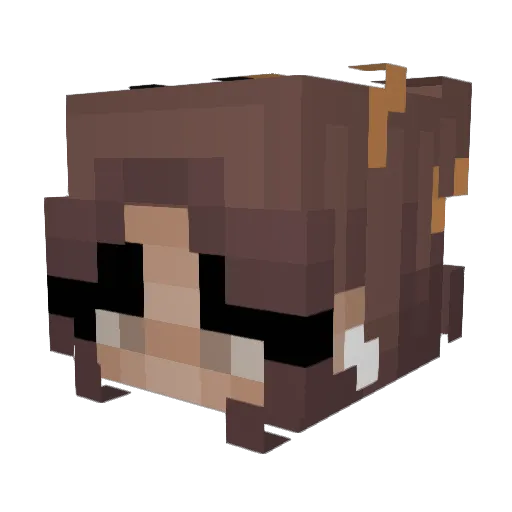 iSyds Minecraft avatar head, 3D render