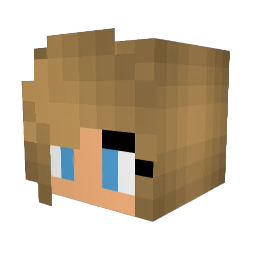 iSykotiic Minecraft avatar head, 3D render