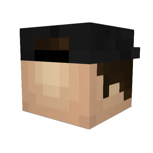 iSyt0x Minecraft avatar head, 3D render