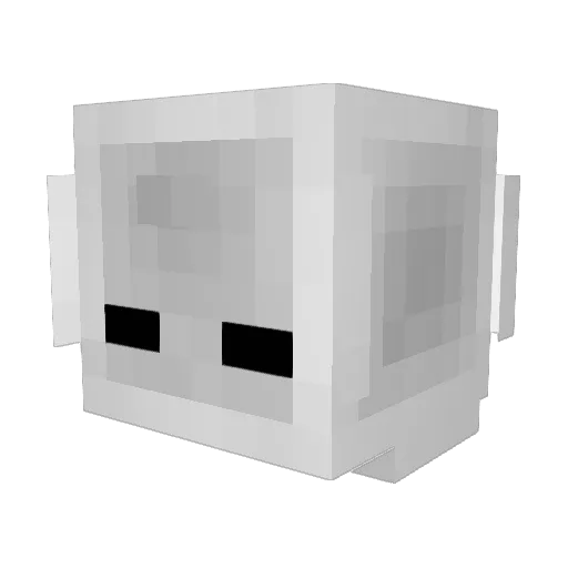 iTactical Minecraft avatar head, 3D render