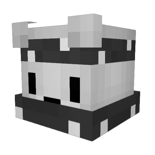 iTarexPvP Minecraft avatar head, 3D render