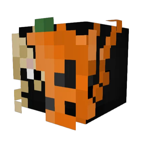 iTavoHD Minecraft avatar head, 3D render