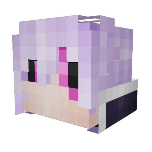 iTesana Minecraft avatar head, 3D render