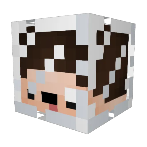 iToPs_i Minecraft avatar head, 3D render