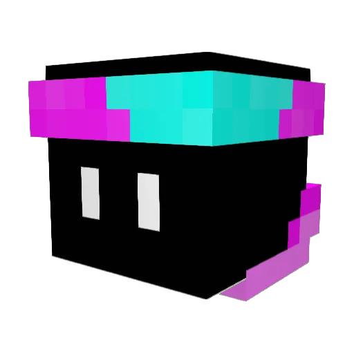 iTobashy Minecraft avatar head, 3D render