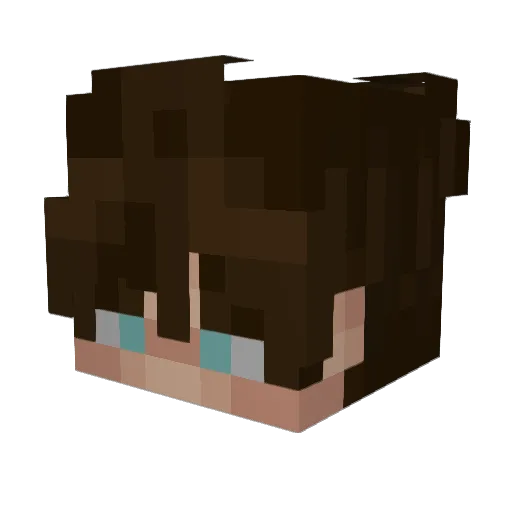 iTokey Minecraft avatar head, 3D render