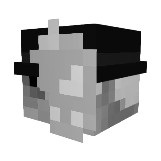 iTricK0 Minecraft avatar head, 3D render