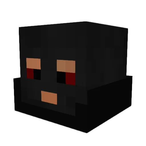 iTrigster Minecraft avatar head, 3D render
