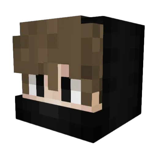 iTroven Minecraft avatar head, 3D render