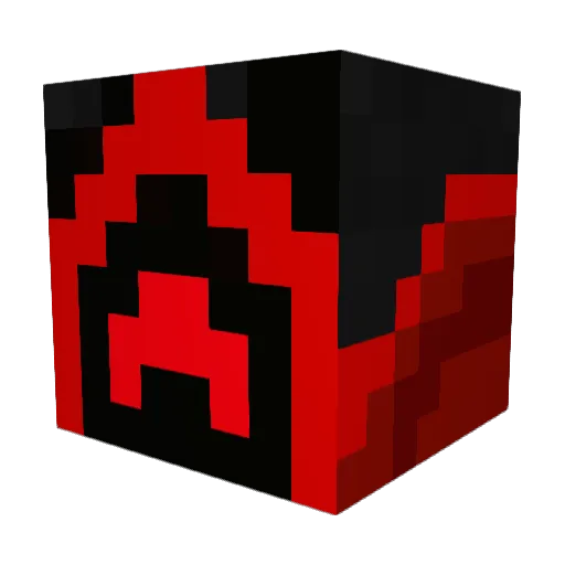 iTrySparks Minecraft avatar head, 3D render