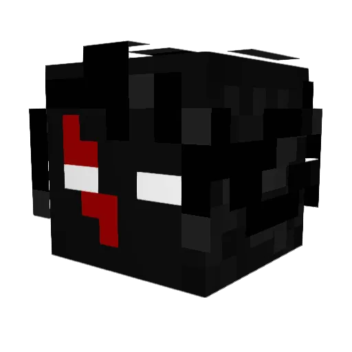 iTryharder Minecraft avatar head, 3D render