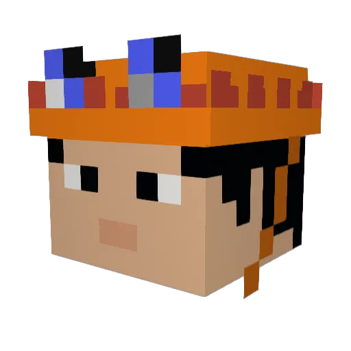 iTsAnthonny Minecraft avatar head, 3D render