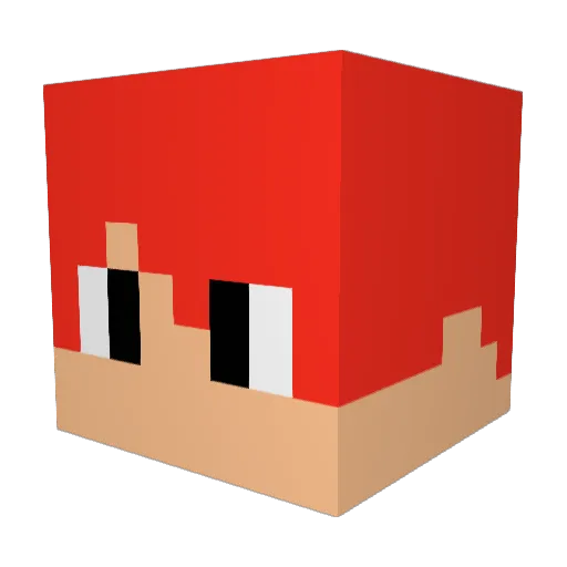 iTs_3B00D Minecraft avatar head, 3D render