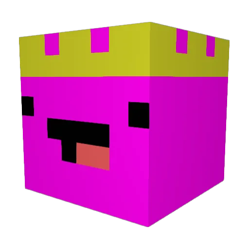 iTurtleL Minecraft avatar head, 3D render