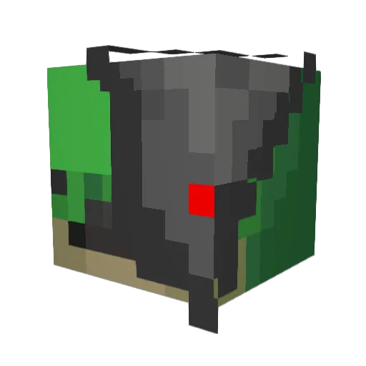 iTweedy Minecraft avatar head, 3D render