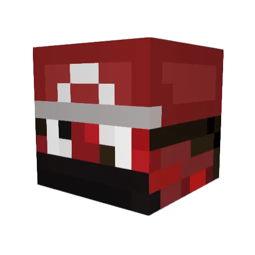 iTwiisted Minecraft avatar head, 3D render